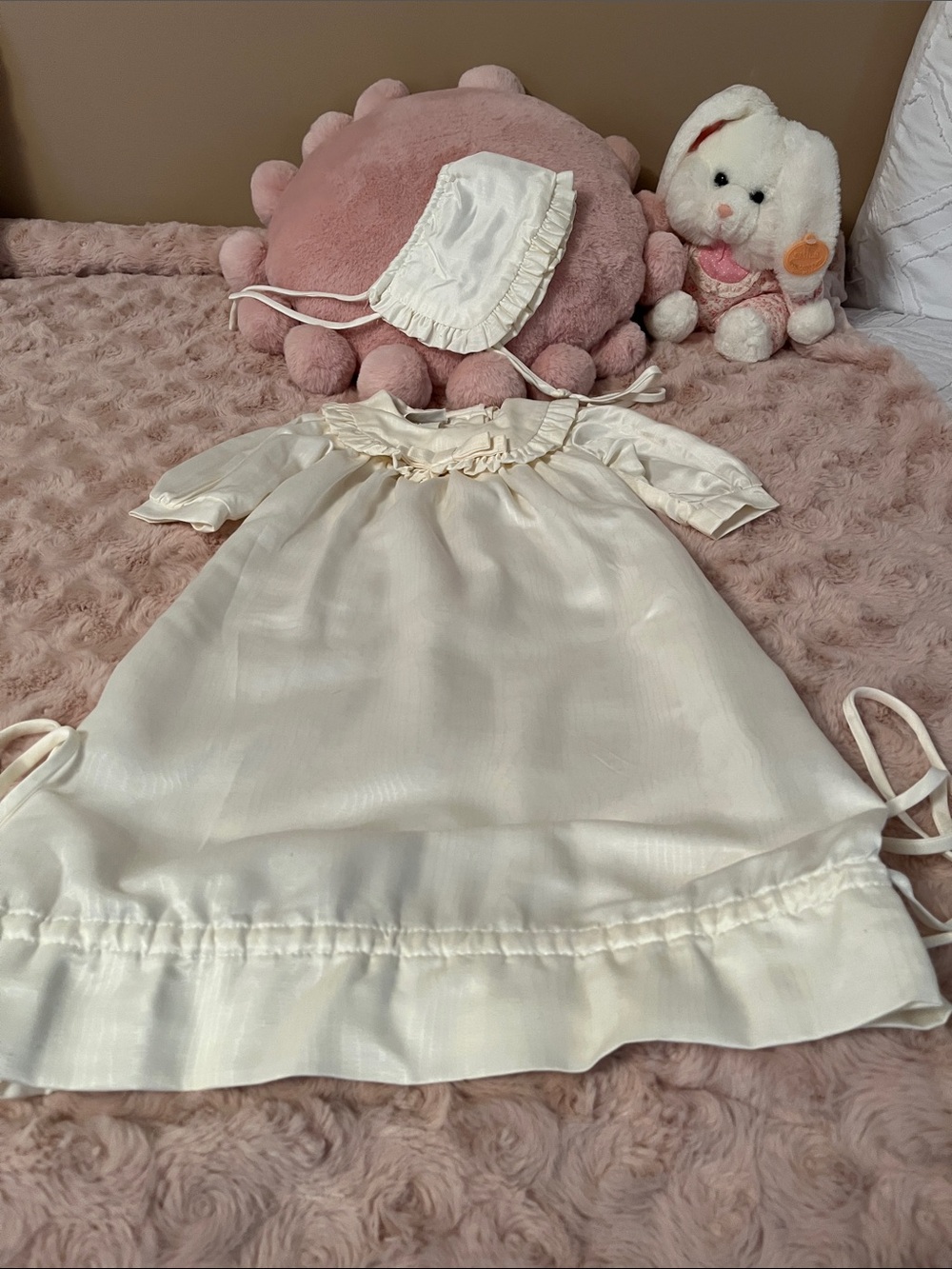 Vintage Yves Saint Laurent Ivory Girls Matching Set - Picture 2 of 5